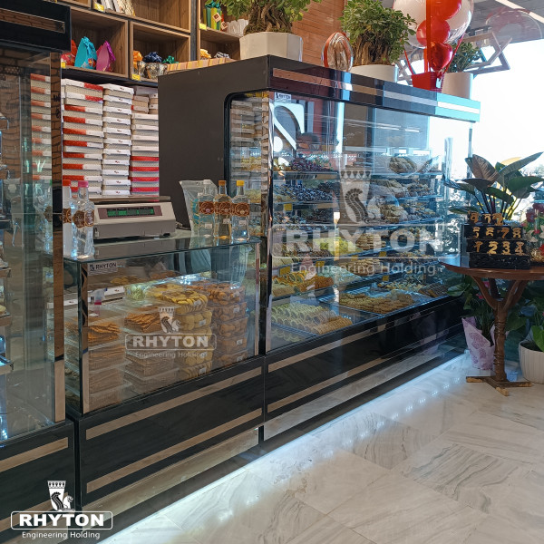 یخچال قنادی ،نمایش کامل محصولات از هر زاویه