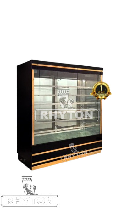 «یخچال قنادی دوطرف شیشه؛ ویترینی از هر زاویه برای طراوت شیرینیها»