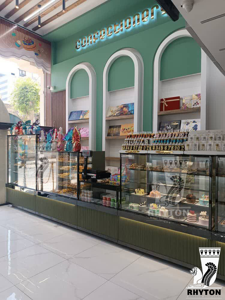 ویترین قنادی لوکس | vitrine‌ای برای برندهای خاص